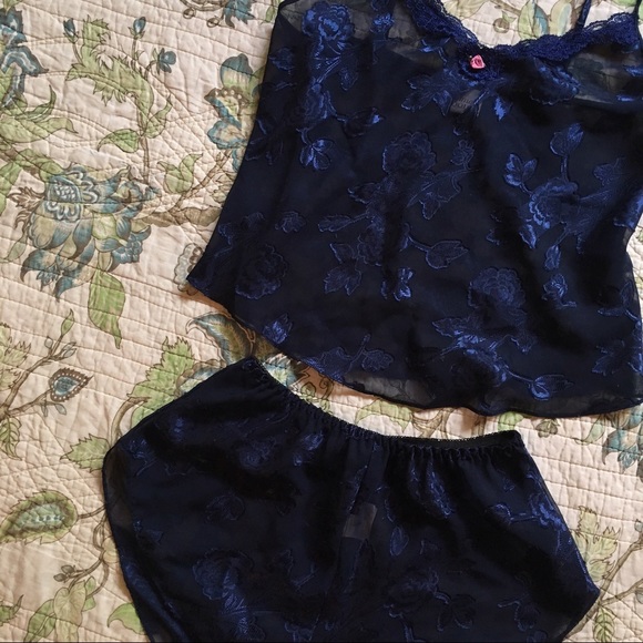 Vintage 90s floral Lingerie set - Picture 3 of 4