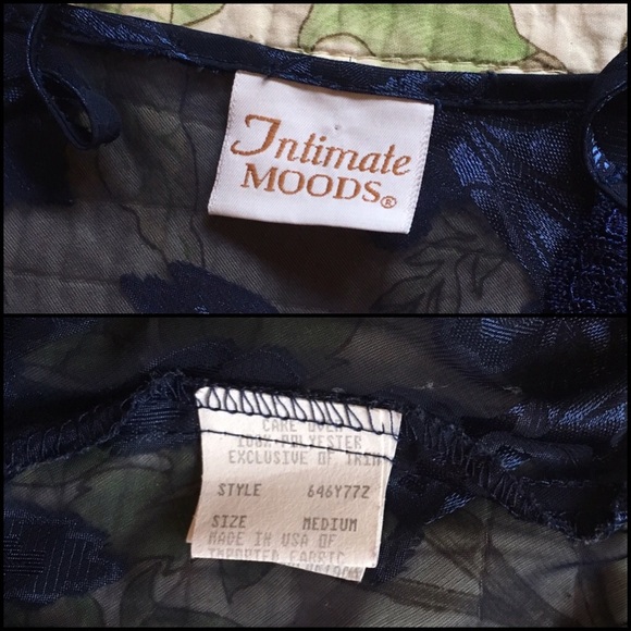 Vintage 90s floral Lingerie set - Picture 4 of 4