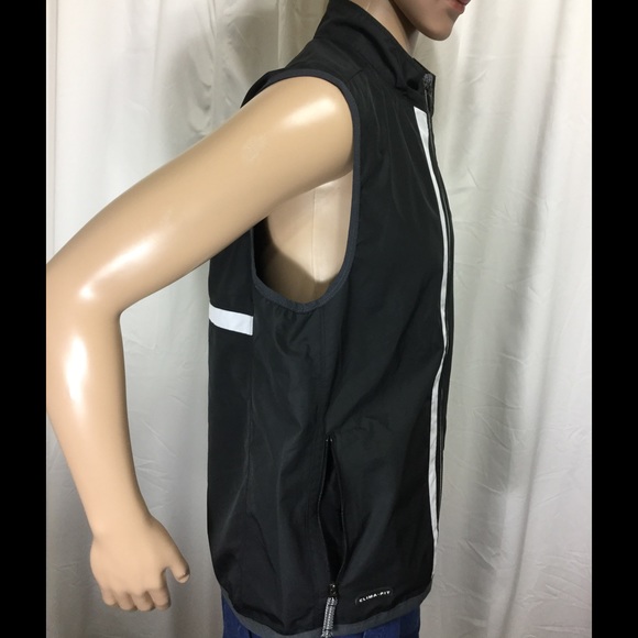 NIKE Clima-Fit VEST reflective jacket zipper . L - Picture 4 of 4