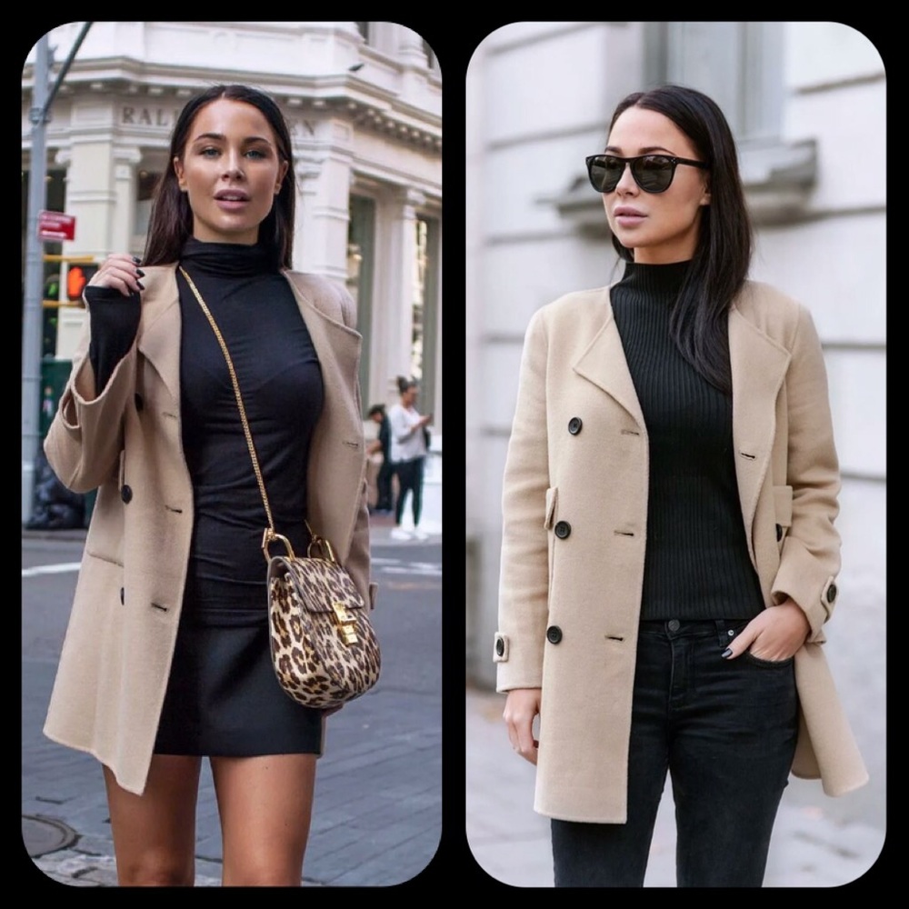 ✨New ✨ Zara handmade coat- color: camel