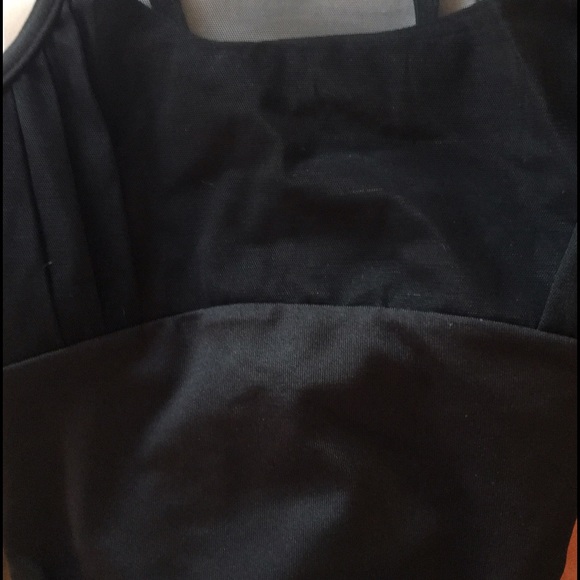 BNWT Adorable Girls BLACK Cami Leo w detail back - Picture 2 of 3