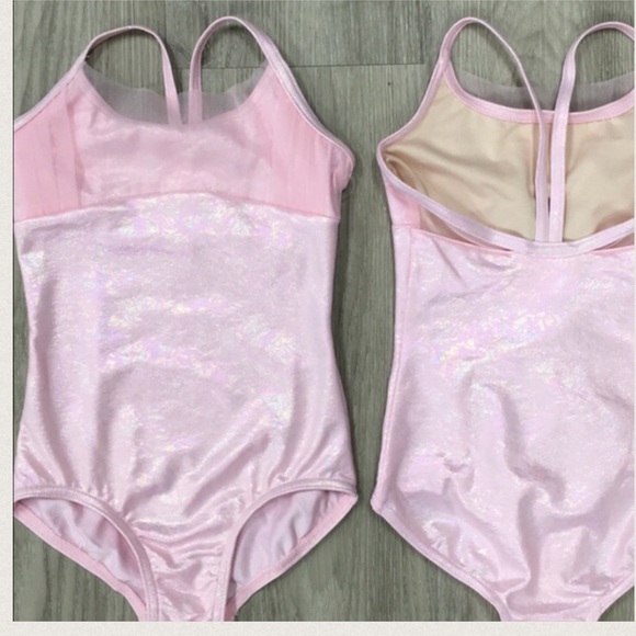 BNWT Adorable Girls BLACK Cami Leo w detail back - Picture 1 of 3