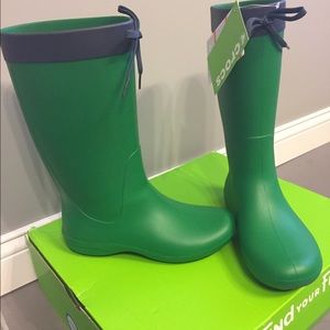 Croc rain boots