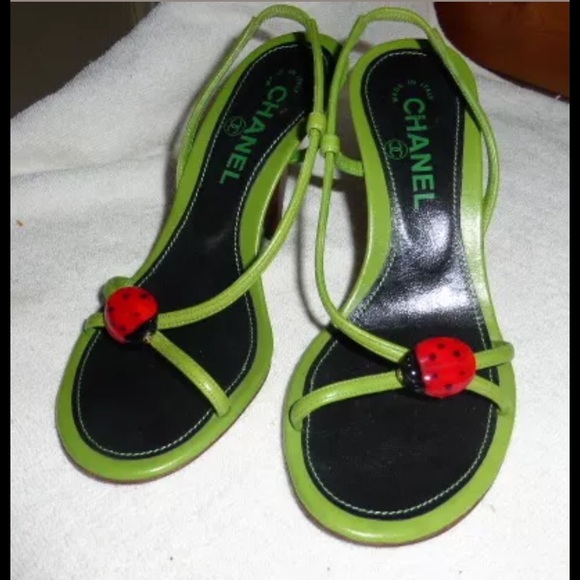 CHANEL Shoes - Excellent Preowned authentic Chanel ladybug shoes!