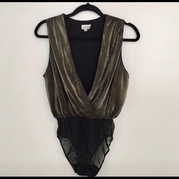 Natori antique gold bodysuit