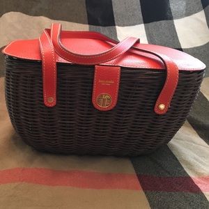 Kate Spade Straw Handbag. Make an offer!
