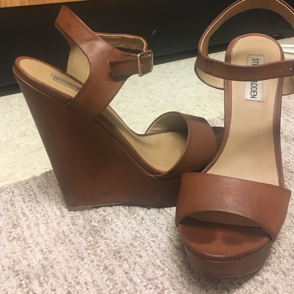 Brown Steve Madden Wedges