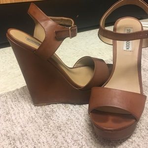 Brown Steve Madden Wedges