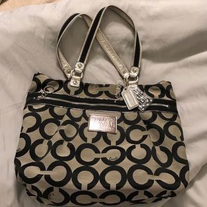 🌺Authentic Coach Poppy Signature Glam Tote🌺