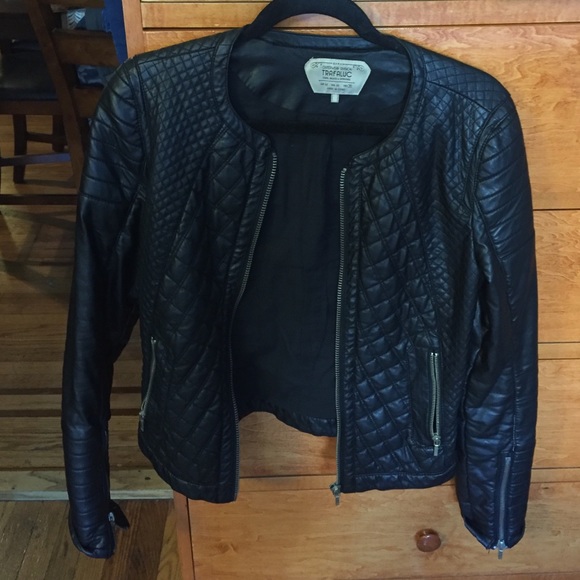 Faux Leather Zara Black Jacket