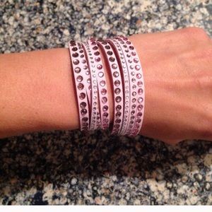 Pink wrap bracelet