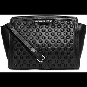 Michael Kors Medium studded Selma crossbody