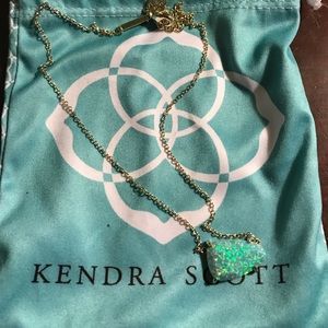 KS Isla Necklace in turquoise Kyocera opal