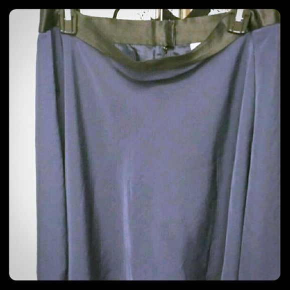 Silk chiffon skater skirt