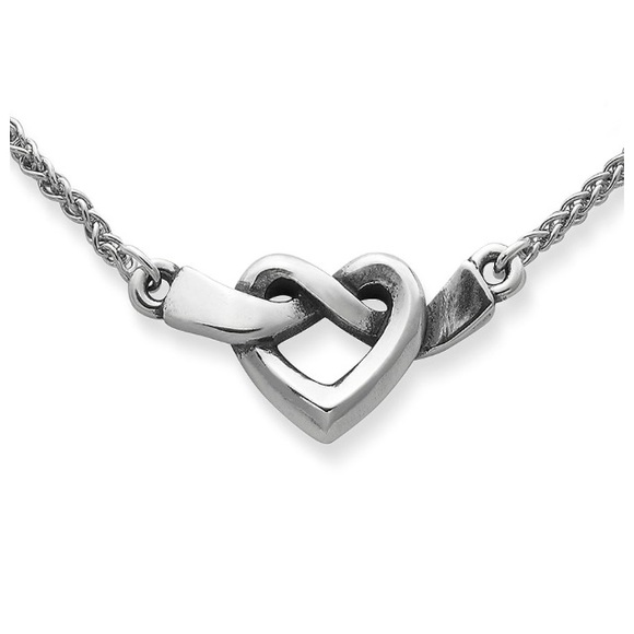 James Avery Heart Knot Necklace