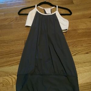 Lulu Lemon Tank Top Pink And Grey Sports Bra