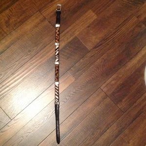 Brighton Zebra and Cheetah Print Belt