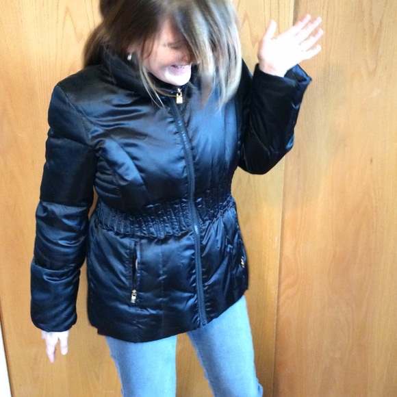 Size large down laundry puffer jacket down coat