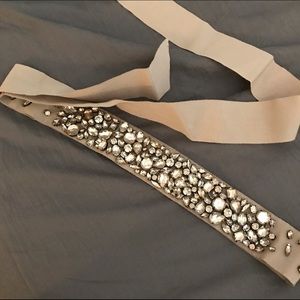 J Crew Bridal Collection Rhinestone-encrusted Sash