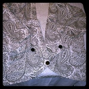 Vintage Paisley Cotton Blazer