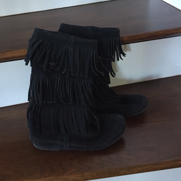 Minnetonka Fringe Boots
