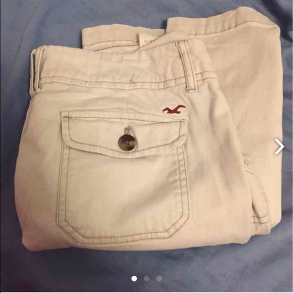Hollister boot cut khakis