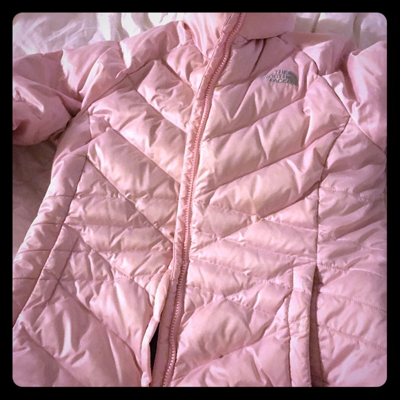 Rare, pale pink north face jacket, size medium