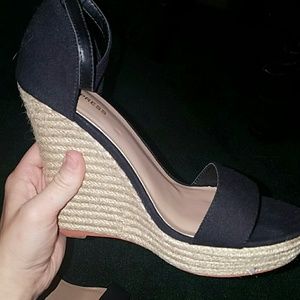 Express Black Wedges