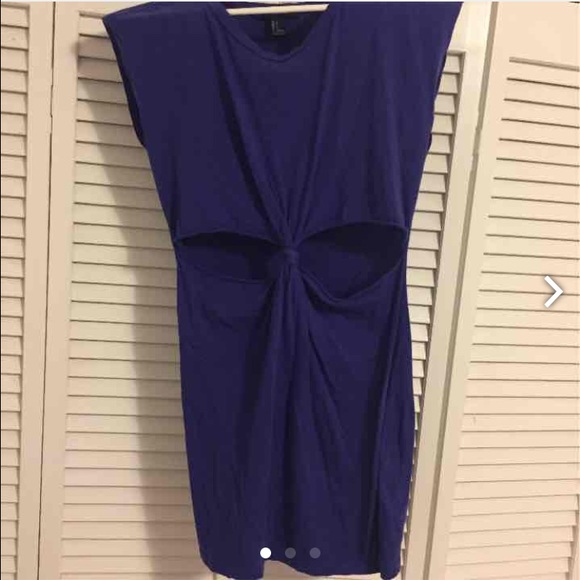 Front cut out dress