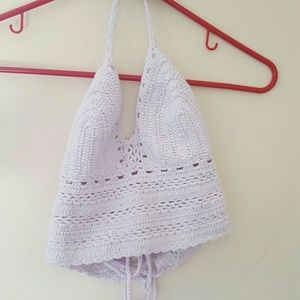 Crochet crop top