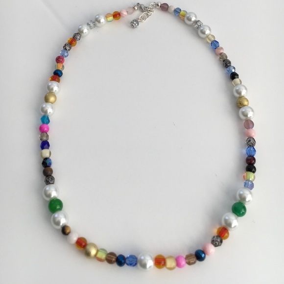 Multi-Color Beaded Necklace