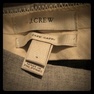 J crew cafe capri wool pants