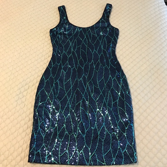 Sparkly mini dress