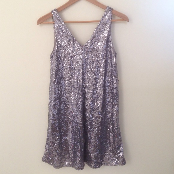 NYE Forever 21 Low Back Sequin Mini Dress - Picture 2 of 6