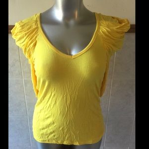 Yellow Pouf Top ✨ PLUS SIZE