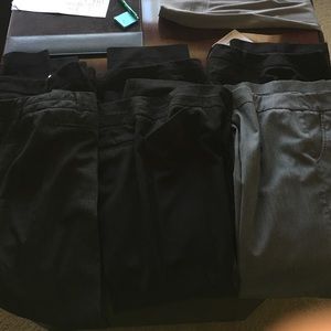 6 pair Size 10 dress pants