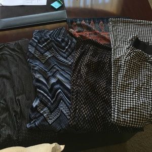 Patterned Wide Leg Palazzo pants