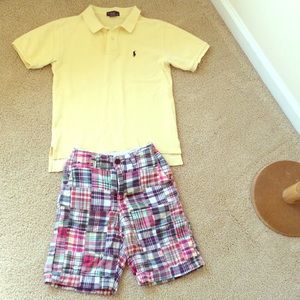 Ralph Lauren Polo and Gap Madrid Plaid set