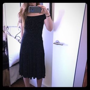 Stretch super comfy navy dress