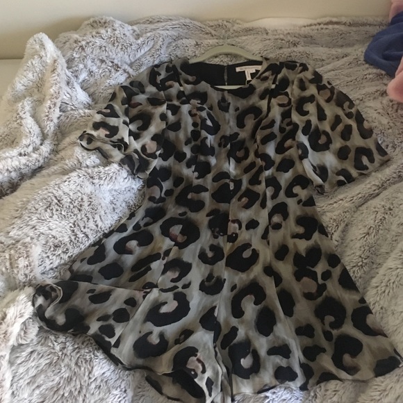 BCBGeneration Dresses & Skirts - BCBGeneration sz2 Chiffon Cut-Out Romper