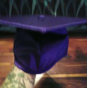 Graduation gown and cap