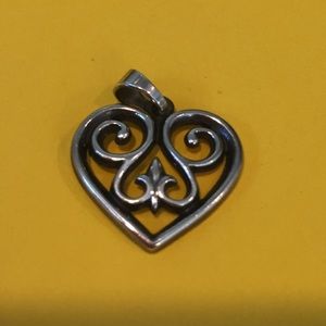 James Avery French Heart Pendant