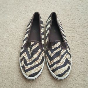 Coach slip on flats