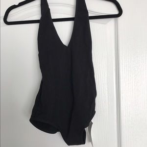 American apparel deep v body suit size XS