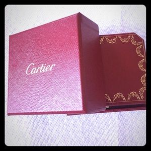 Cartier earring box