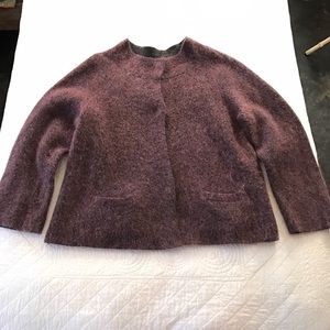 Eileen Fisher wool sweater/coat