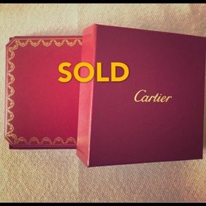 Cartier necklace box