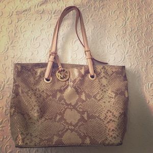 Michael Kors Snakeskin Tote