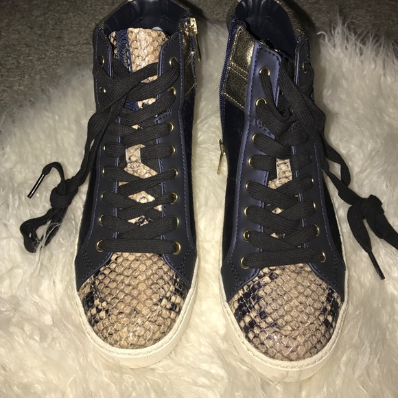 Sam Edelman Snakeskin sneakers.  NWT