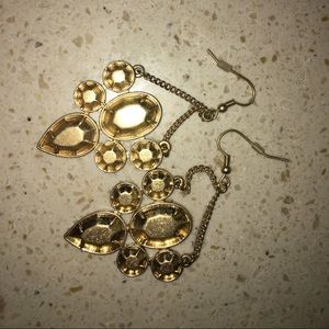Gold earrings